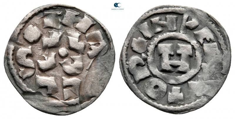 Italy. Lucca. Henry II AD 1004-1024. 
Denier AR

16 mm, 0,76 g



very fi...