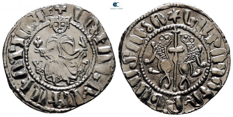 Cilician Armenia. Sis. Levon I AD 1198-1219. 
Tram AR

23 mm, 2,86 g



v...