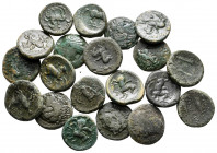 Lot of ca. 20 greek bronze coins / SOLD AS SEEN, NO RETURN!
very fine