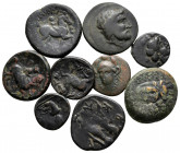 Lot of ca. 9 greek bronze coins / SOLD AS SEEN, NO RETURN!
very fine