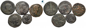 Lot of ca. 5 roman provincial bronze coins / SOLD AS SEEN, NO RETURN!very fine