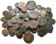 Lot of ca. 74 roman bronze coins / SOLD AS SEEN, NO RETURN!very fine