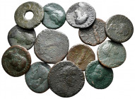 Lot of ca. 13 roman bronze coins / SOLD AS SEEN, NO RETURN!fine