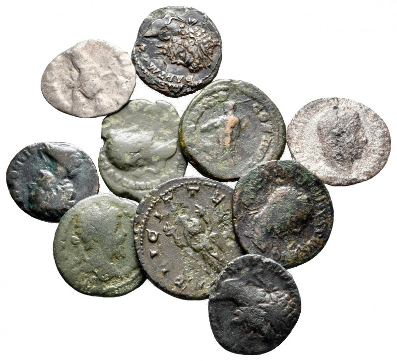 Lot of ca. 10 roman coins / SOLD AS SEEN, NO RETURN!

fine