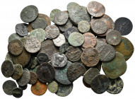 Lot of ca. 108 roman bronze coins / SOLD AS SEEN, NO RETURN!nearly very fine