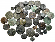 Lot of ca. 43 ancient bronze coins / SOLD AS SEEN, NO RETURN!
very fine