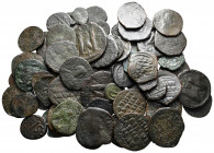 Lot of ca. 79 byzantine bronze coins / SOLD AS SEEN, NO RETURN!
fine