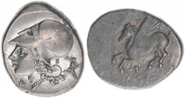Corinth
Griechen. Stater, 400-338 BC. 8,53g
Calciati 451
ss