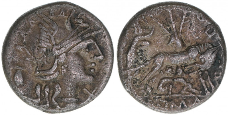 Sextus Pompeius Fostulus
Römisches Reich - Republik. Denar, 137 BC. 3,75g
Cr.235...