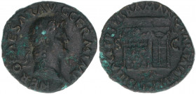 Nero 54-68
Römisches Reich - Kaiserzeit. As, 64. Janustempel mit geschlossenen Türen
Rom
8,07g
Kampmann 14.37
ss