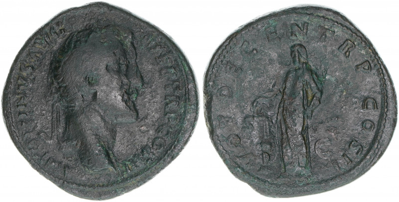 Antoninus Pius 138-161
Römisches Reich - Kaiserzeit. Sesterz. Av. Kopf nach rech...