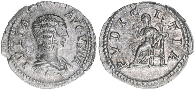 Julia Domna +217 Gattin des Septimius Severus
Römisches Reich - Kaiserzeit. Dena...