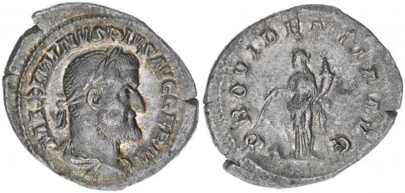 Maximinus I. Thrax 235-238
Römisches Reich - Kaiserzeit. Denar. Av. Kopf nach re...