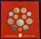 Kursmünzensatz, 2000
Belgien. stfr