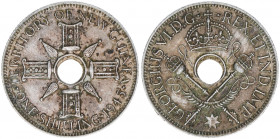 Georg VI.
Großbritannien - Mandatsgebiet New Guinea. 1 Shilling, 1945. 5,38g
Schön 10
vz