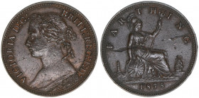 Queen Victoria
Großbritannien. 1 Farthing, 1878. 2,87g
Khant/Schön 116
ss