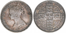 Queen Victoria
Großbritannien. 1 Florin, 1873. 11,17g
Kahnt/Schön 106
s/ss