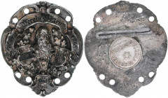 Turnverein Bozen
Italien. Emblem, 1862. Hochreliefemblem des Turnvereine Bozen mit Darstellung des Turnvaters Jahn
20,86g
vz