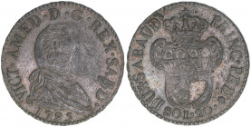 Victor Amadeus
Italien, Sardinien. 20 Soldi, 1795. 5,01g
ss-