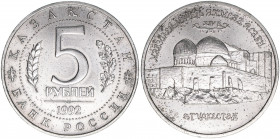 5 Rubel, 1992
Kasachstan. 18,83g. Schön -
Kupfer-Nickel
vz
