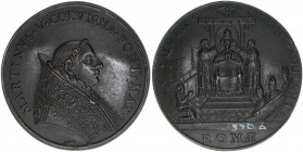 Papst Martin V.
Kirchenstaat. Bronzemedaille, ohne Jahr. 41mm
42,31g
Armand I,295,2
vz+