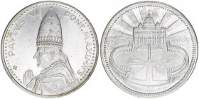 Papst Paul VI.
Italien Kirchenstaat. Medaille, ohne Jahr. 16g
vz
