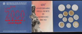 Kursmünzensatz, 2000
Italien. stfr