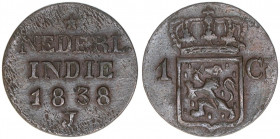 Indien
Niederlande. 1 Cent, 1838 J. 2,98g
Kahnt/Schön 21
vz-