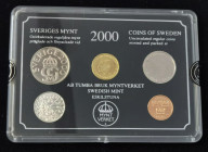 Kursmünzensatz, 2000
Schweden. stfr