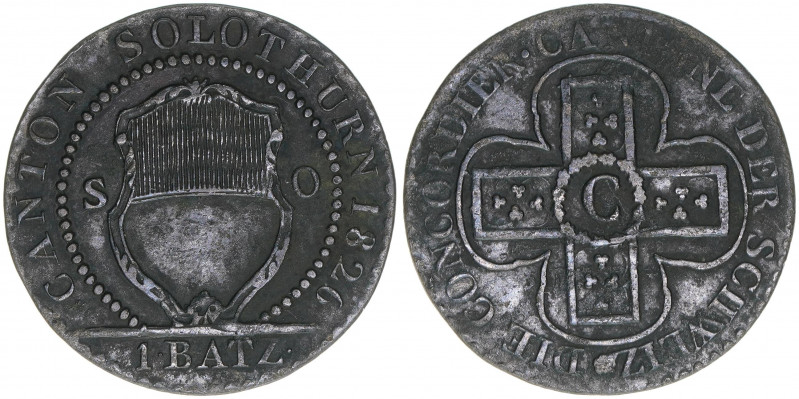 Solothurn
Schweiz. 1 Batzen, 1826. 2,36g
Khant/Schön 5
ss