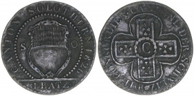 Solothurn
Schweiz. 1 Batzen, 1826. 2,36g
Khant/Schön 5
ss