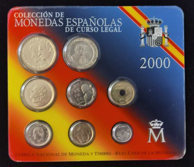 Kursmünzensatz, 2000
Spanien. stfr