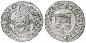 Ferdinand I. 1526-1564
Ungarn. Denar, 1543. 0,60 Gramm
Huszar 935
ss/vz
