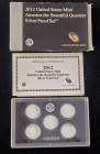 Proof Set
Vereinigte Staaten von Amerika. Quarters 2012. 5 Münzen im Blister
PP