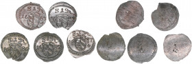 Reichsstadt Nürnberg
Altdeutschland. Lot mit 5 Pfennigen. 1682, 1683, 1685, 1686, 1687
meist vz und besser
