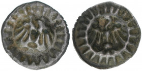 Friedrich II. 1440-1471
Brandenburg. Hohlpfennig, ohne Jahr. 0,30g
ss/vz
