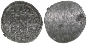 Pfennig, 1676
Reichsstadt Nürnberg. 0,41g. ss+