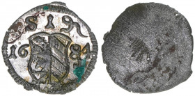 Pfennig, 1684
Reichsstadt Nürnberg. 0,32g. ss/vz