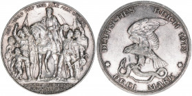 Wilhelm II. 1888-1918
Preussen. 3 Mark, 1913 A. anlässlich der Jahrhundertfeier der Befreiungskriege
16,69g
AKS 139
vz+