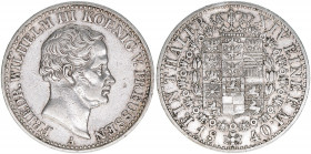 Friedrich Wilhelm III. 1797-1840
Preussen. Taler, 1840 A. 22,23g
AKS 18
vz-