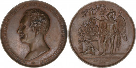 Graf von Wylich und Lottum
Preussen. Bronzemedaille, 1834. von Loos auf den berühmten Genaral der Infanterie
80,77g
Wurzb.9895
vz+