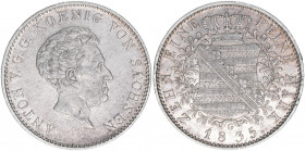 Anton 1827-1836
Sachsen Königreich. Konventionstaler, 1835 G. 27,90g
AKS 66
ss/vz