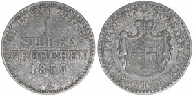 1 Silbergroschen, 1855 A
Waldeck. 2,08g. ss