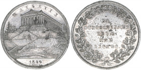 Zinnmedaille, 1842
Deutsches Reich - Medaillen. Walhalla - 40mm. 23,26g
ss