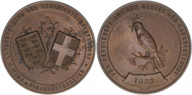 Medaillen
Bronzemedaille, 1922. Verdienste um die Kanarienzucht - 45mm
Wien
33,98g
vz