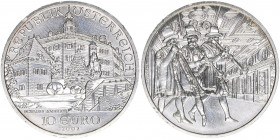 Sondergedenkmünze
10 Euro, 2002. Schloss Ambras
Wien
16g
ANK 14
stfr