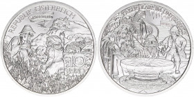 Sondergedenkmünze
10 Euro, 2010. Sagen und Legenden - Karl der Große im Untersberg
Wien
16g
ANK 18
stfr