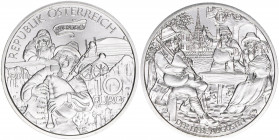 Sondergedenkmünze
10 Euro, 2011. Sagen und Legenden - Der liebe Augustin
Wien
16g
ANK 20
stfr