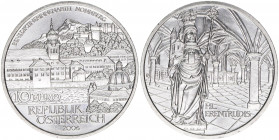Sondergedenkmünze
10 Euro, 2006. Abtei Nonnberg
Wien
16g
ANK 9
stfr