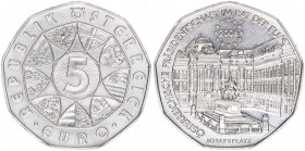 Sondergedenkmünze
5 Euro, 2006. Österreichs Präsidentschaft im Rat der EU
Wien
stfr